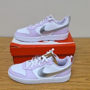 Nike Court Borough Low Recraft SE Doll/Metallic Silver-White Wmns 8.5 IH0407 530